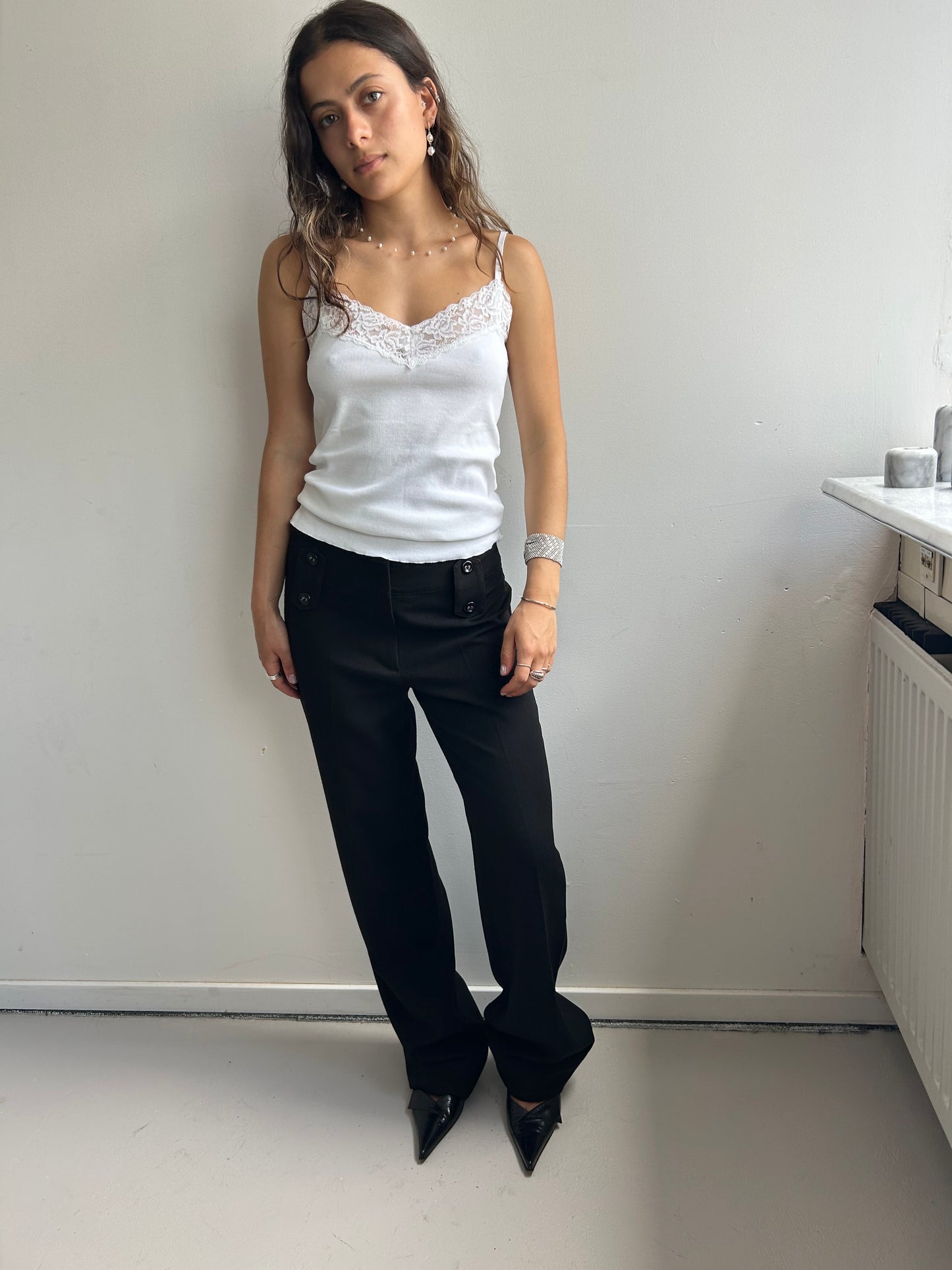 Black Straight Leg Pants
