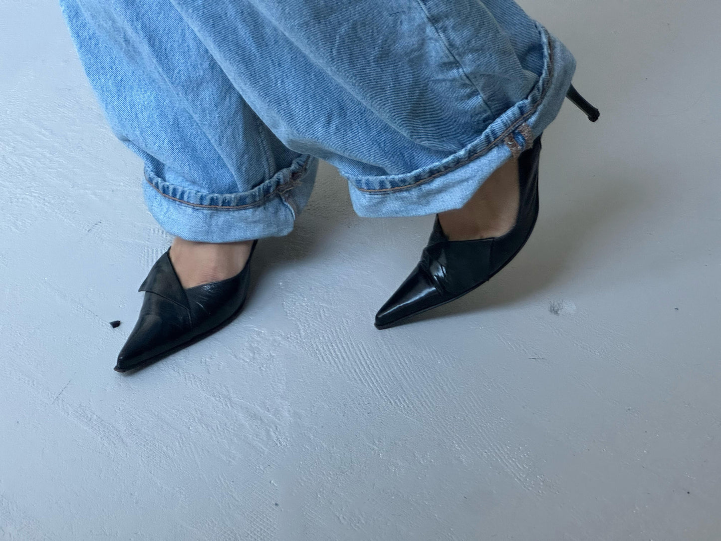 Back Slingback Heels Vintage