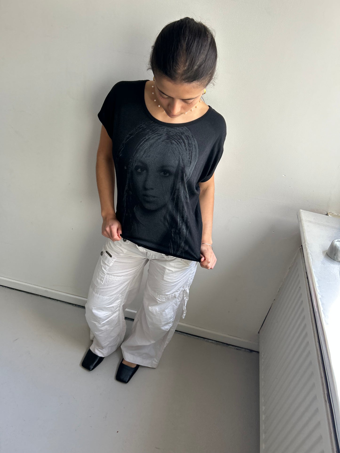 Asymmetrical Britney Spears Tee