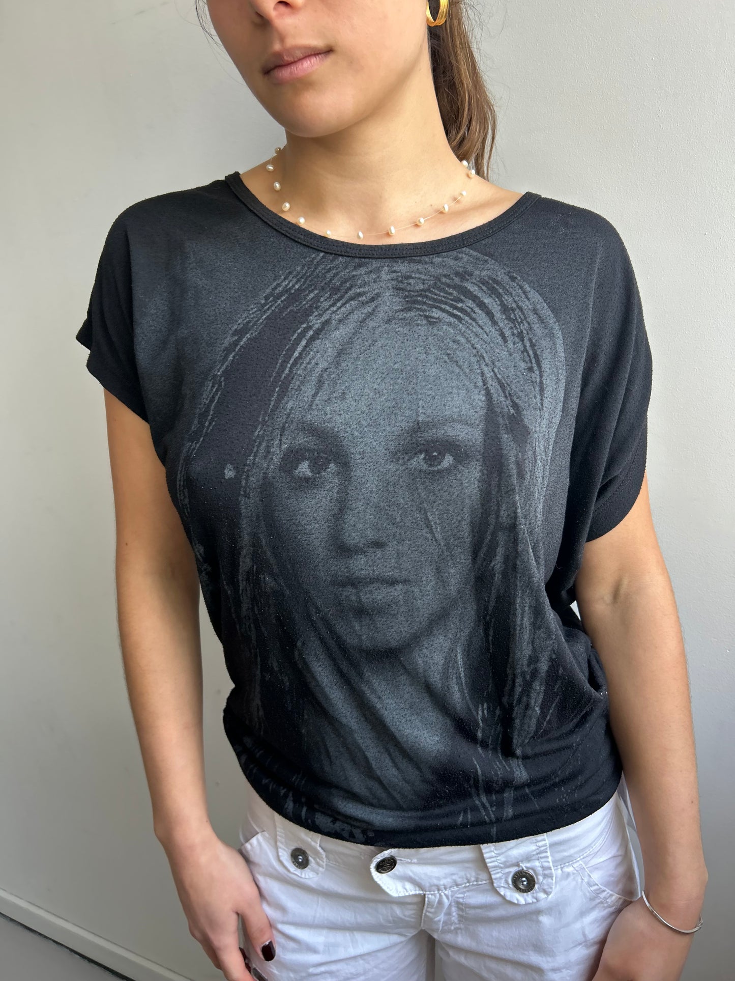 Asymmetrical Britney Spears Tee