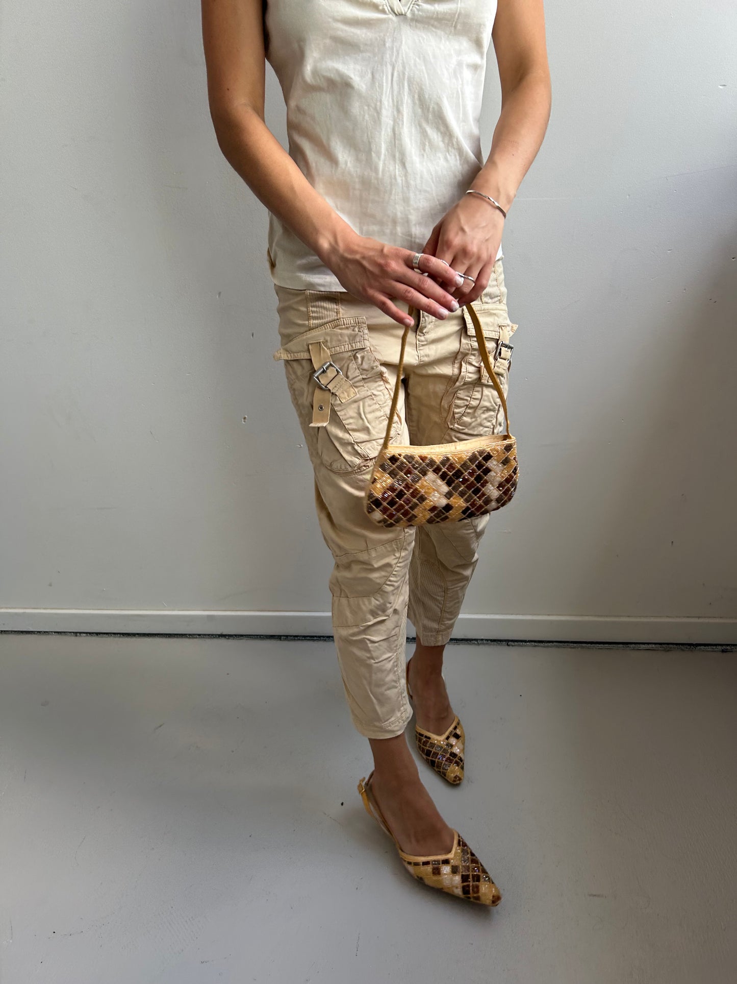 Beaded Bag & Heel Set
