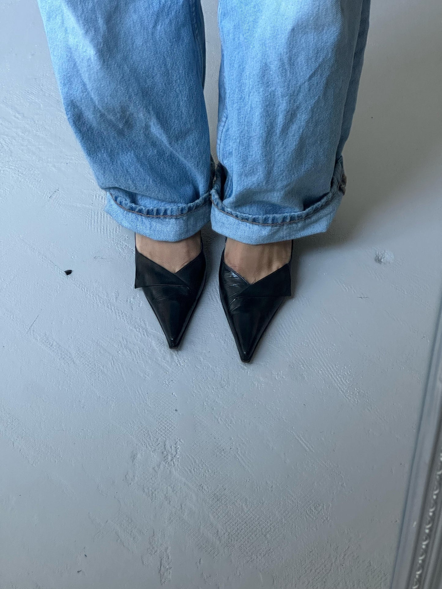 Back Slingback Heels Vintage