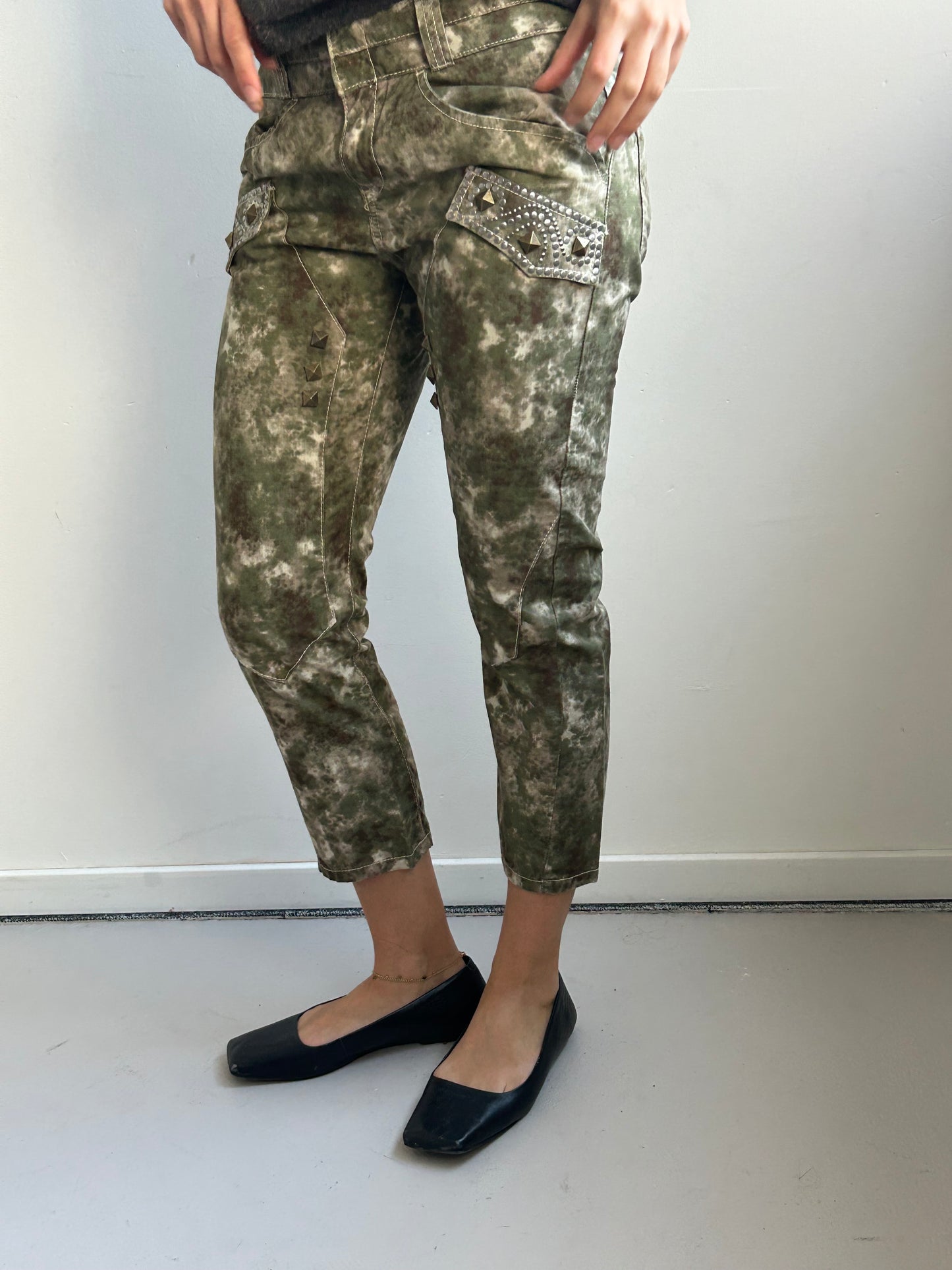 Guess Studded Military Pants