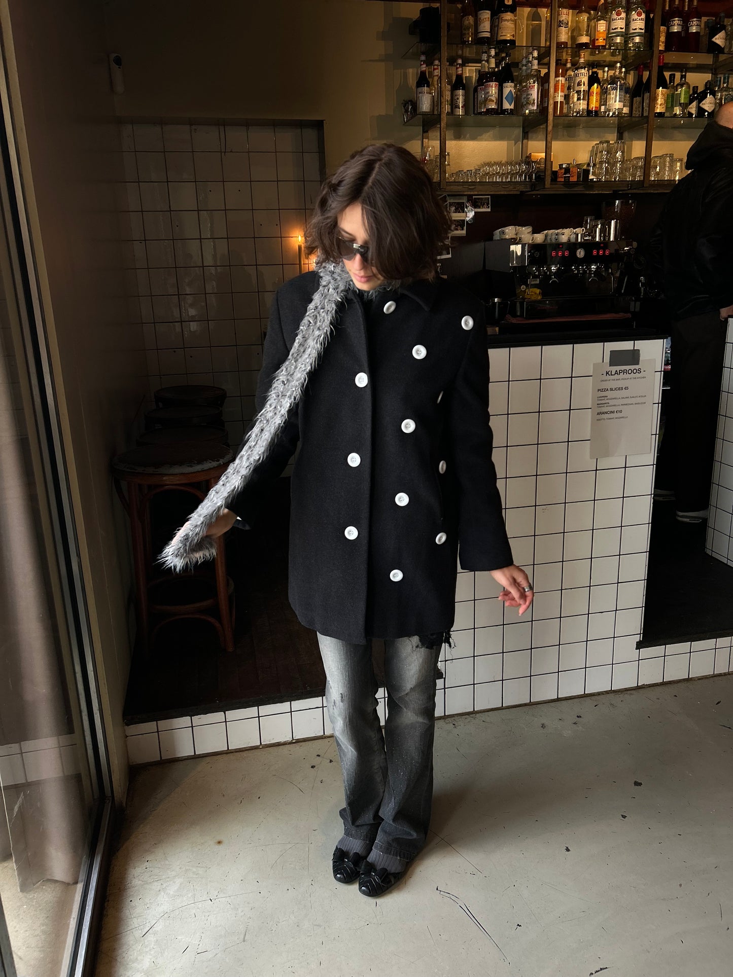 Big Button Wool Coat