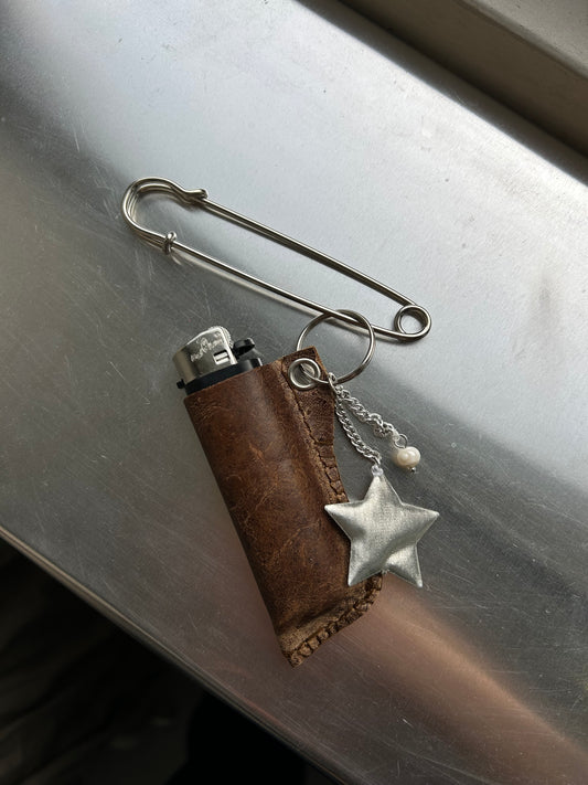 Leather Lighter Holder