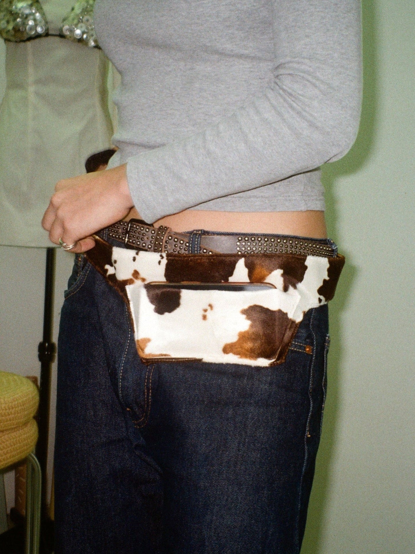 Cowhide Belt Bag