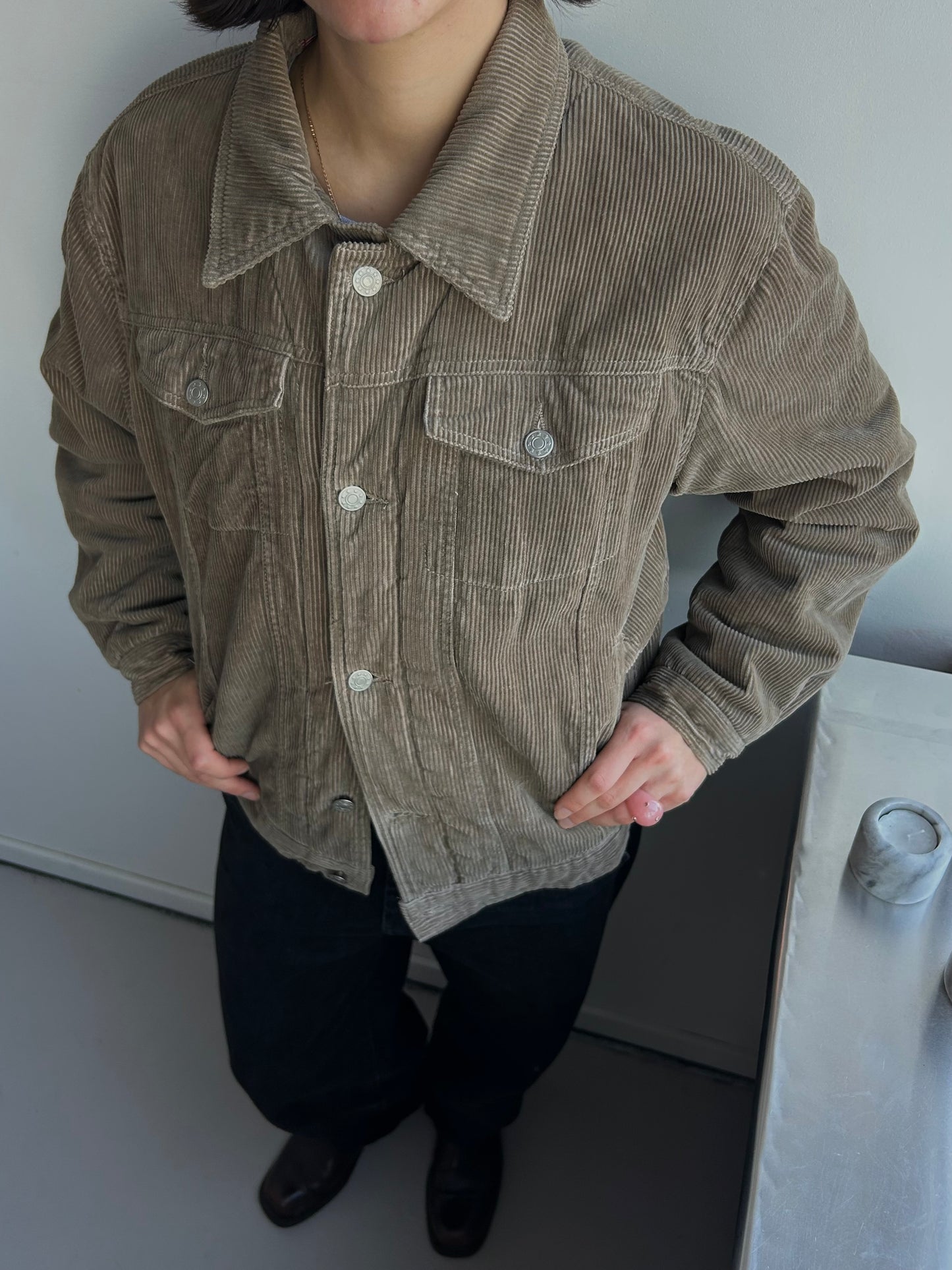 Thick Brown Corduroy Jacket