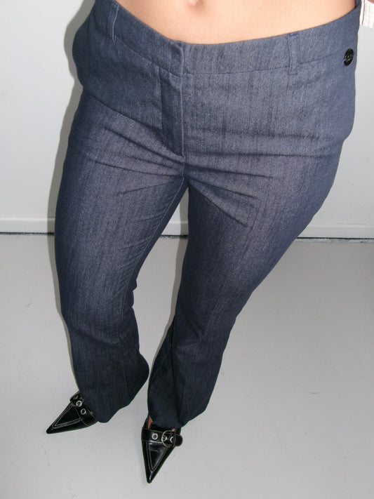 Straight Leg Denim Pants