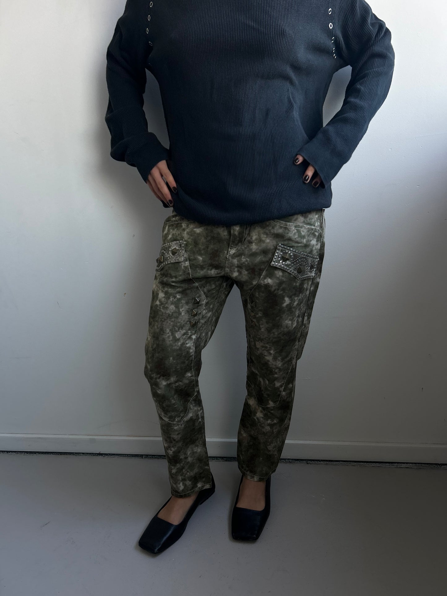 Guess Studded Military Pants