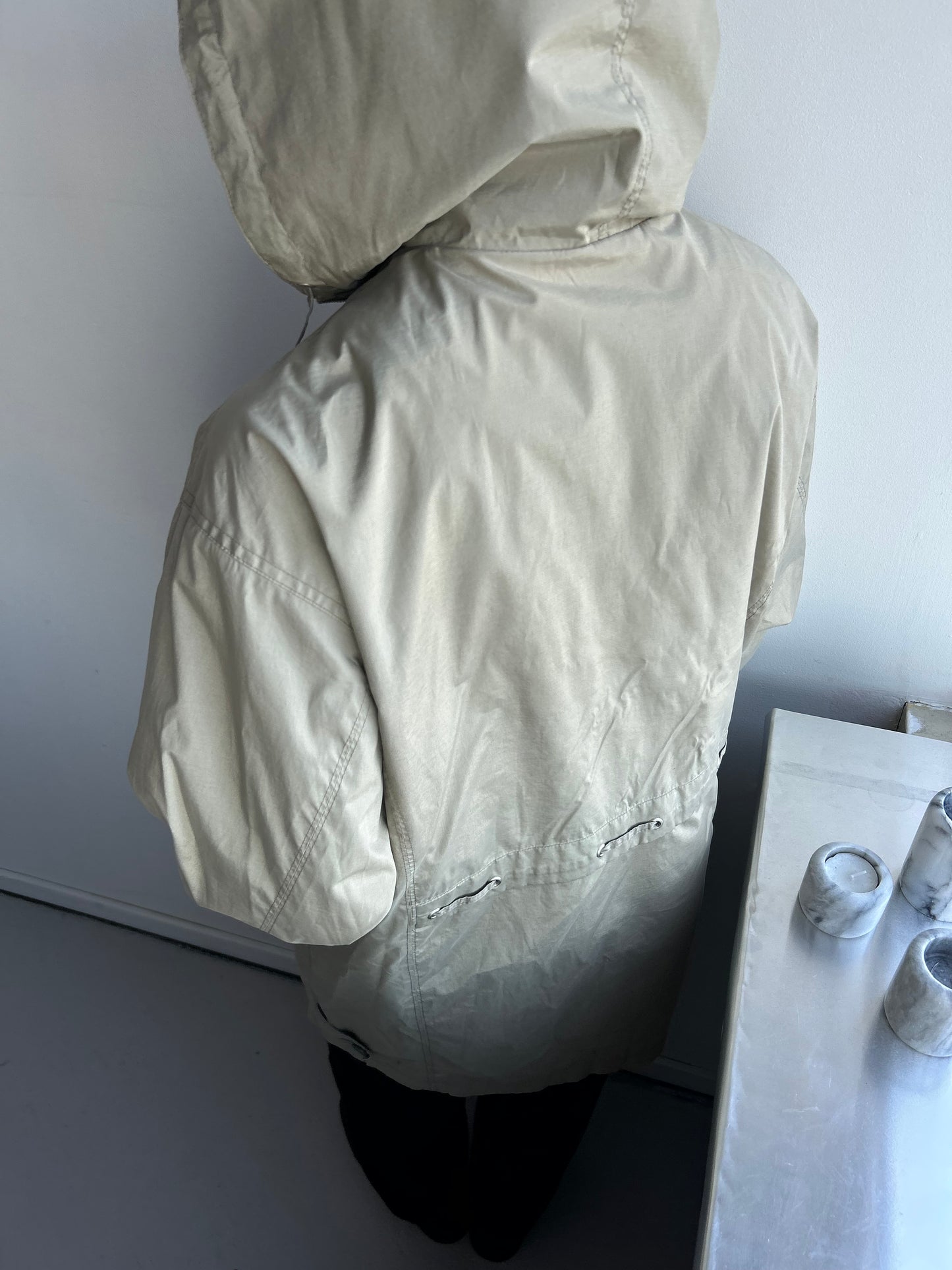 2-in-1 Button Zipper Coat