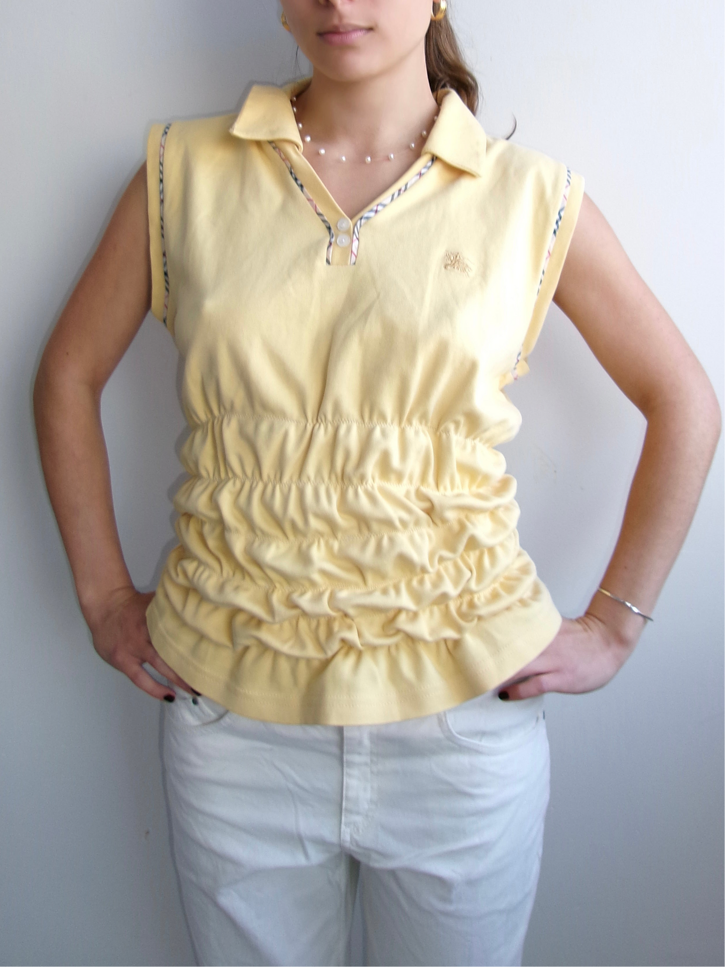 Upcycled Burberry Shirt