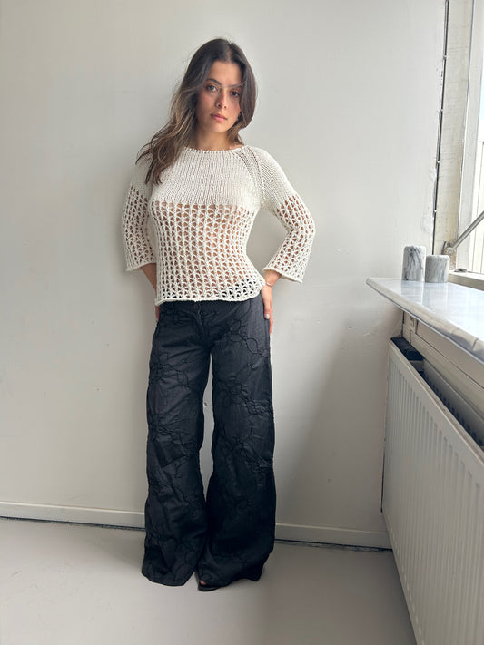 Crochet Knit Sweater