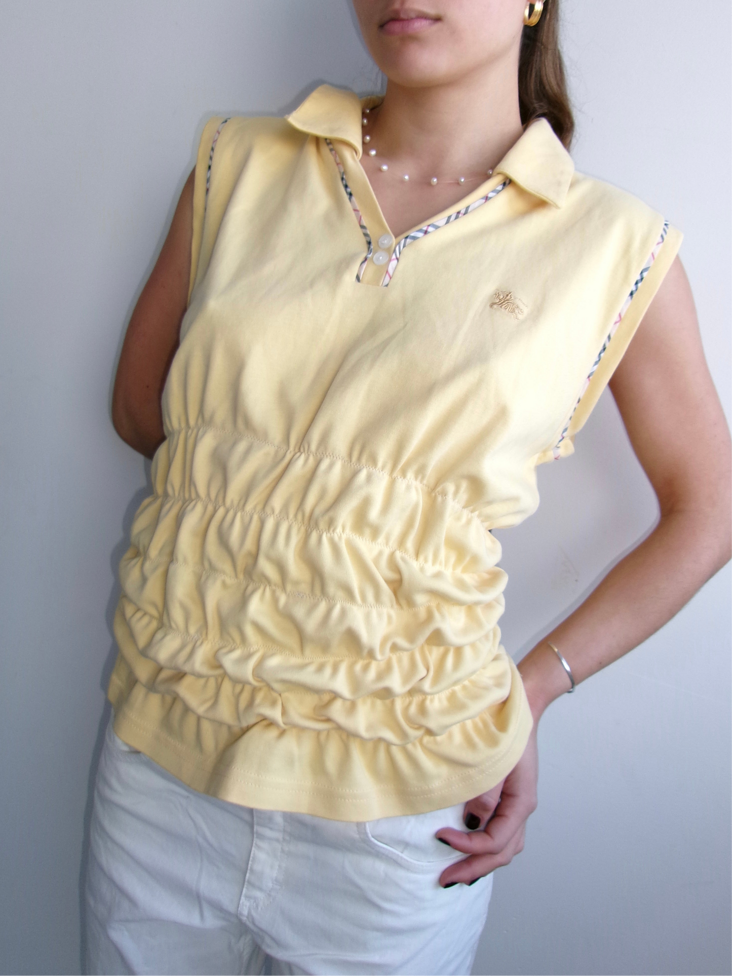 Upcycled Burberry Shirt