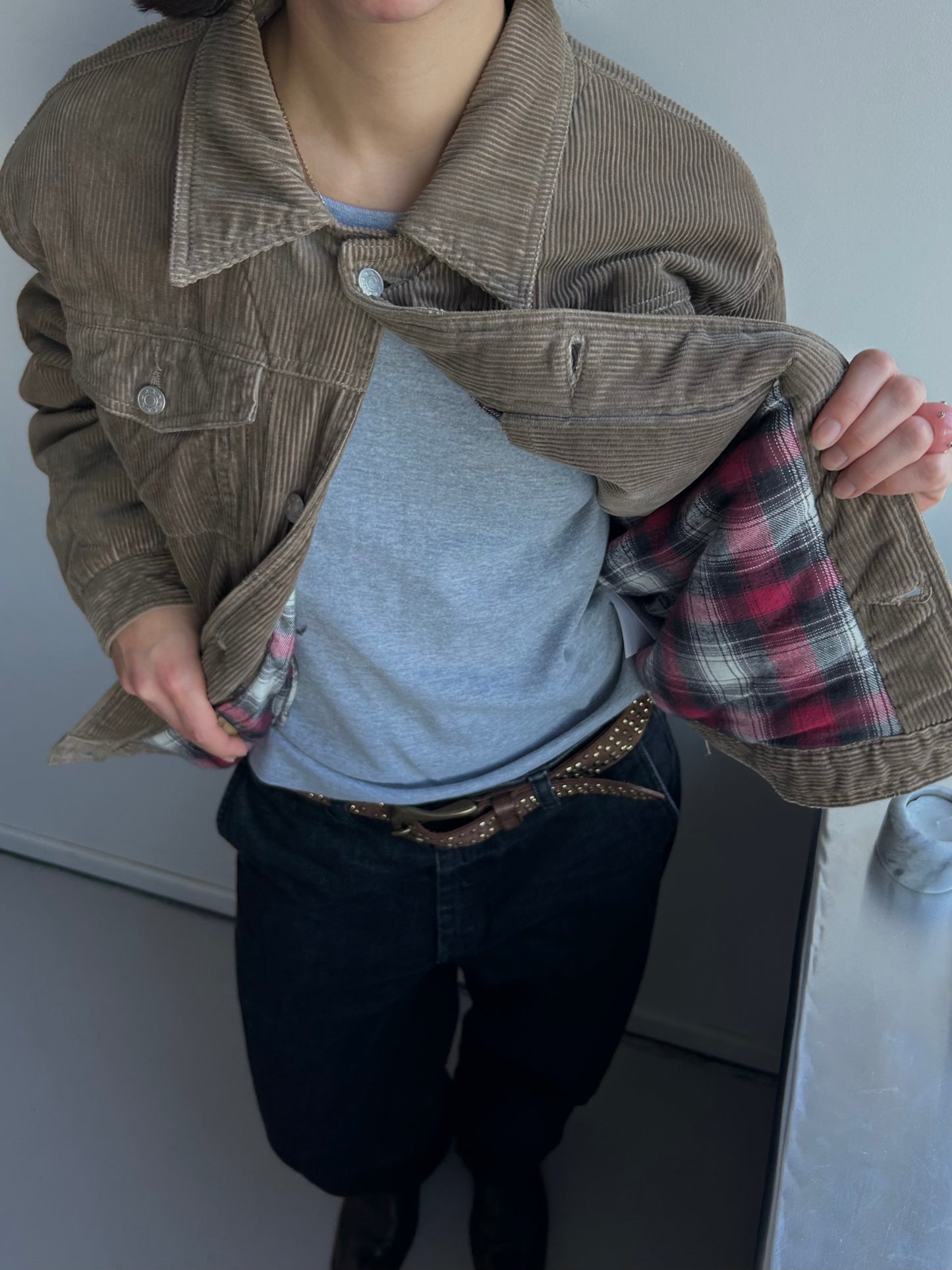 Thick Brown Corduroy Jacket