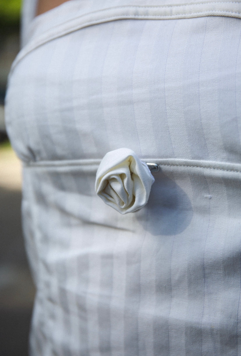 White Rose Top